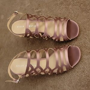 Kelly and Katie Pink Strappy Heels